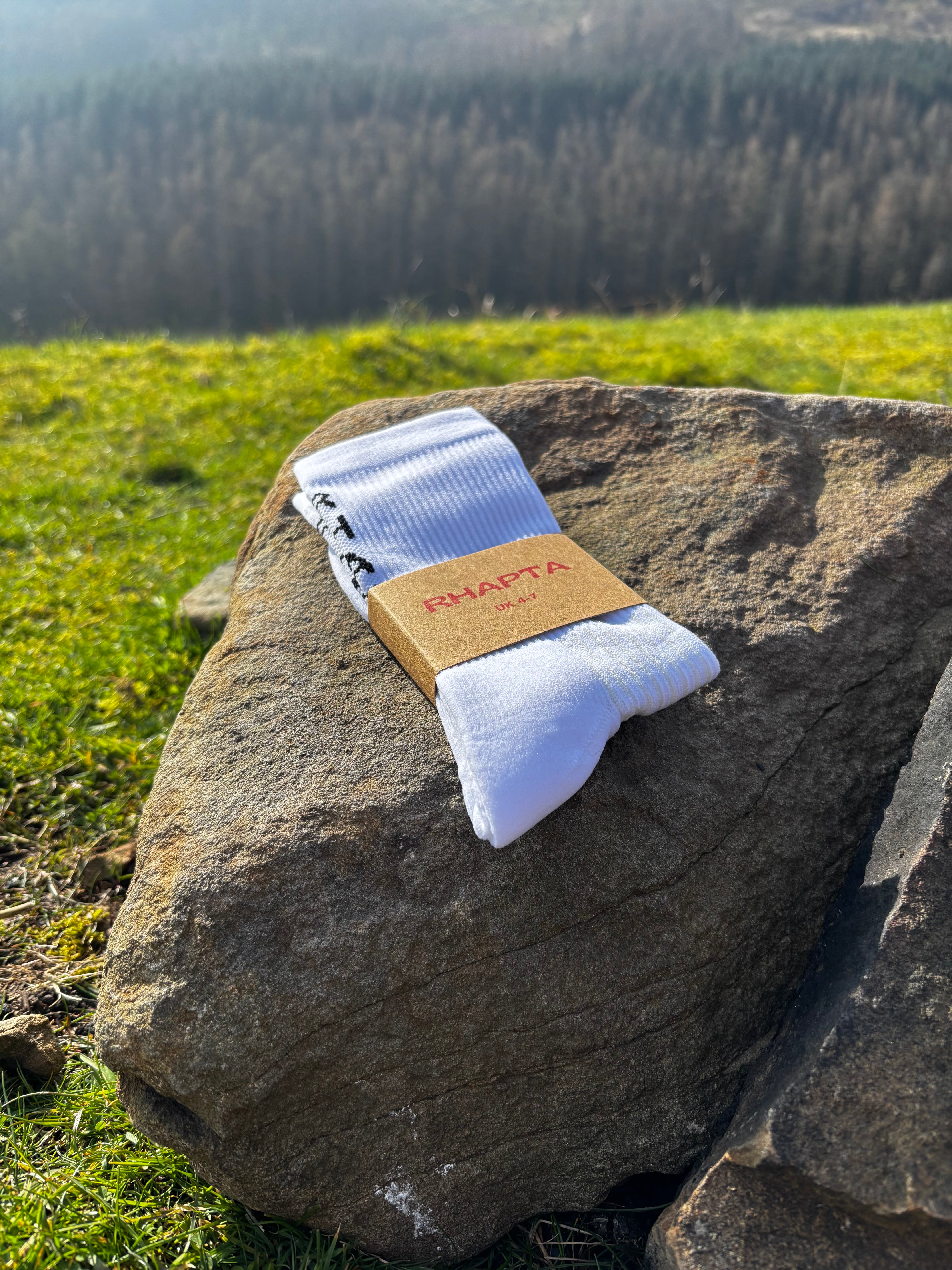 White Performance Sock