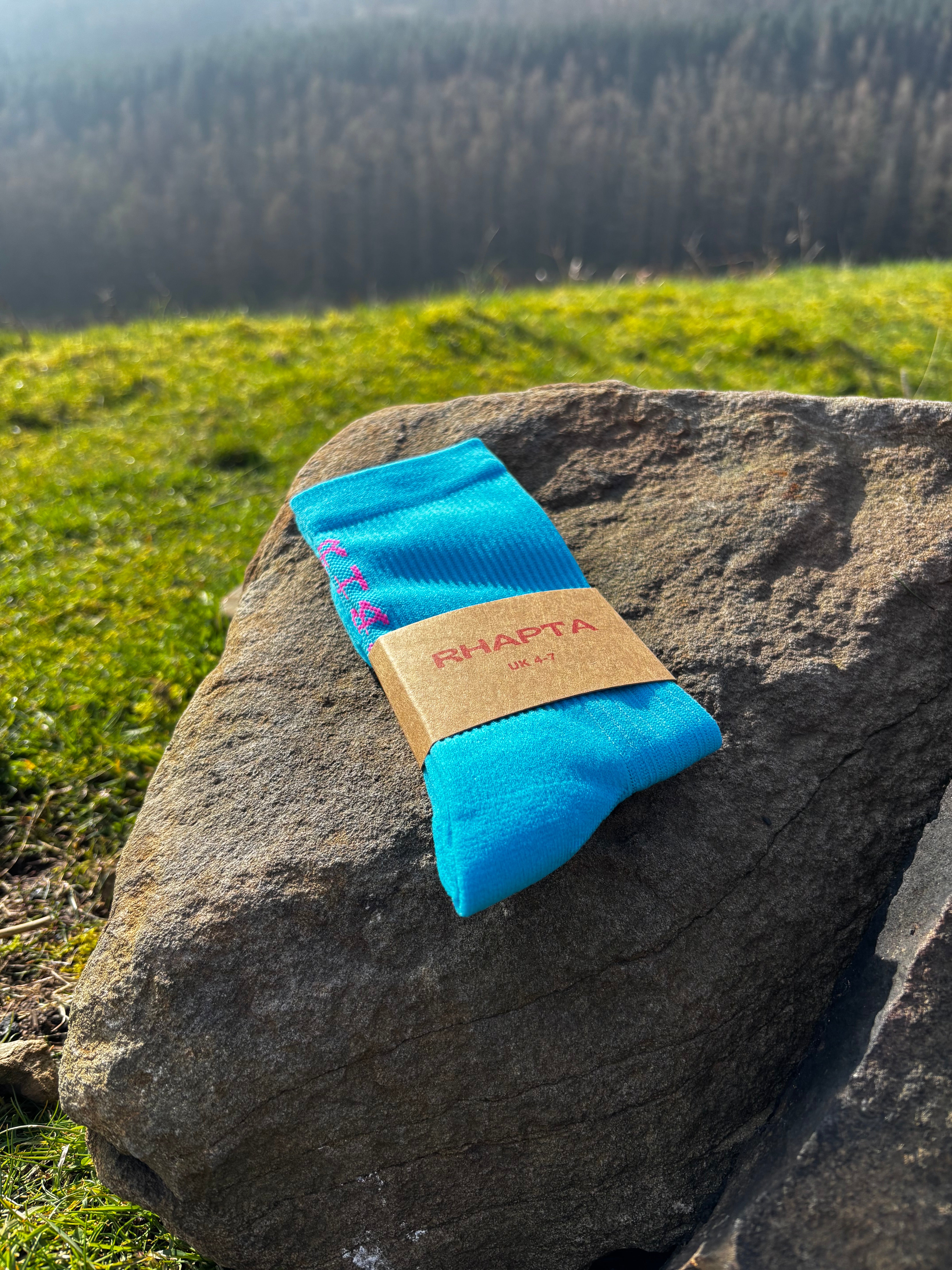 Blue Performance Sock